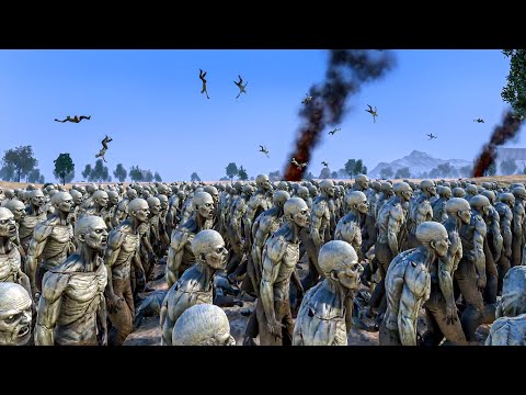 100 Hulk vs 10,000 Zombie | Ultimate Epic Battle (UEBS)