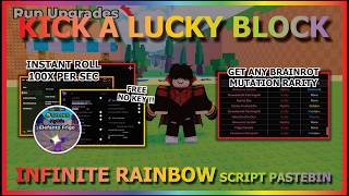 Download lagu KICK A LUCKY BLOCK Script Pastebin 2026 AUTO FARM, INSTANT GET RAINBOW & MORE (100X ROLL / SEC) 💪🍀 mp3