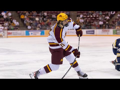 Jimmy Snuggerud, B1G Championship vs Michigan: All notable plays and puck-touches with analysis.