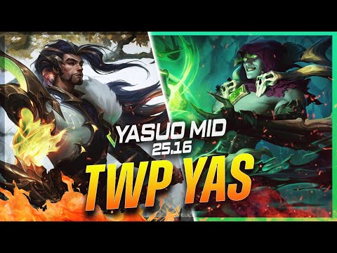 TheWanderingPro - Yasuo vs Vladimir MID Patch 25.16 - Yasuo Gameplay