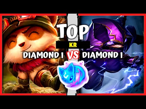 Korean Diamond Teemo Top vs Kennen Main - Rank Pre S11