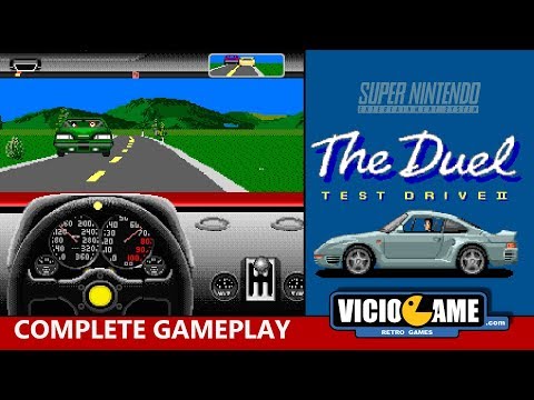 🎮 The Duel: Test Drive II (SNES) Complete Gameplay