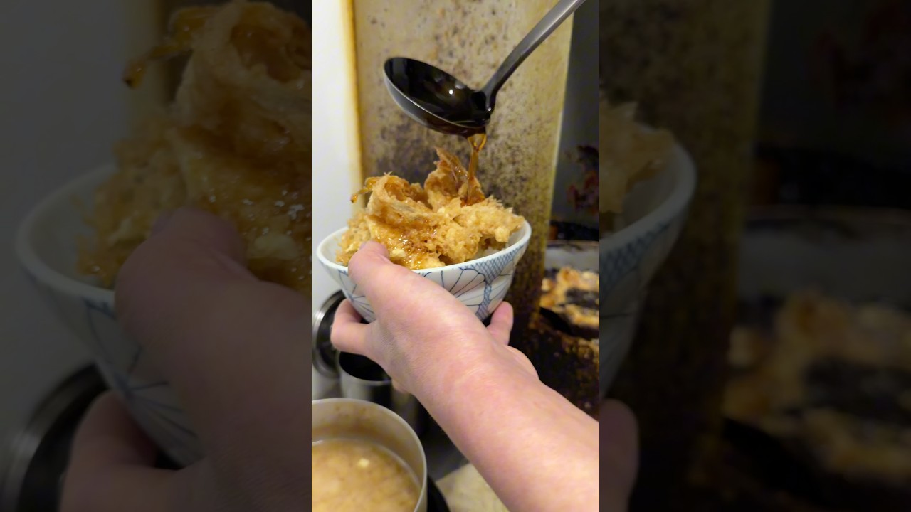 3坪6席を1人でぶん回す下町ワンオペ天丼屋#グルメ好き #japanesefood #グルメ