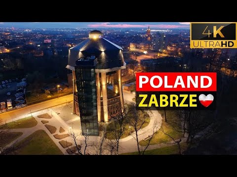 🇵🇱 Odkryj Zabrze z drona! Polska | Z drona niesamowite widoki 4K!