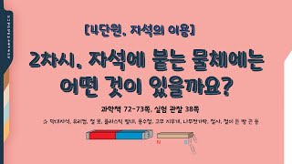 [미니쌤] 3학년 과학 4단원 2차시. 자석에 붙는 물체에는 어떤 것이 있을까요?