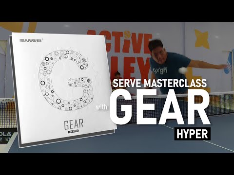 Table Tennis Serve Masterclass: Unleashing Spin and Precision with Sanwei Gear Hyper Rubber!