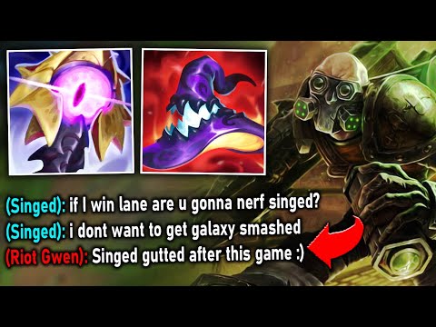 RANK 1 SINGED VS. A RIOT EMPLOYEE ENDS WITH A SINGED NERF - League of Legends