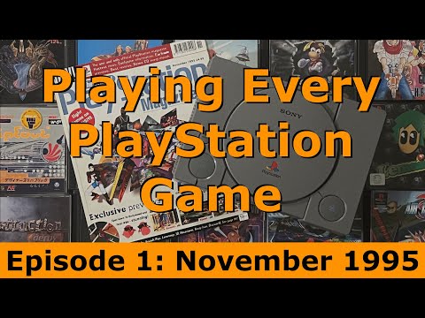 Playing Every PS1 Launch Title from 1995 (with the Official UK PlayStation Magazine Issue #1)