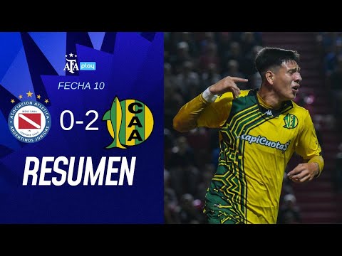 Argentinos Juniors 0 vs 2 Aldosivi  | #TorneoApertura2025 | Resumen | Fecha 10