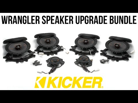 Kicker Speaker Upgrade Bundle | 2007 - 2018 Jeep Wrangler