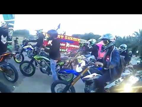 Konvoi KLX dengan Dj malam Minggu aku tak punya pacar