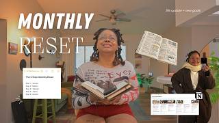 January didn't work so we're starting over | Type A monthly reset routine