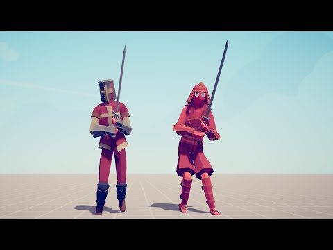 SAMURAI & SQUIRE vs EVERY UNIT - Totally Accurate Battle Simulator TABS