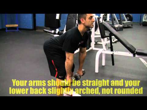 Dumbbell Stiff Legged Deadlift