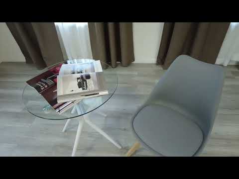 Кухонный стул TULIP (mod. 73-1) 47,5х55х80 серый арт.20221 в Нижнекамске - видео 9