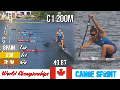 C1 Women 200m Final |  NEVIN HARRISON CHAMPION | World Championships Halifax Canada 2022 | WAYkVlogs