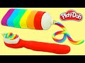 How to Make Rainbow Play Doh Toothbrush and Toothpaste | Fun & Easy DIY Play Dough Art! How to Make Rainbow Play Doh Toothbrush and Toothpaste | Fun & Easy DIY Play Dough Art!