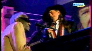 Willie Nelson &amp; Ray Charles - &quot;Seven Spanish Angels&quot;  ((Live))