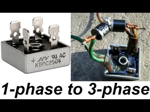 How to Convert 3 phase AC to Single phase AC