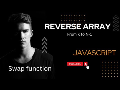 Reverse The Array Using Swap Function Concept Swap Function Javascript
