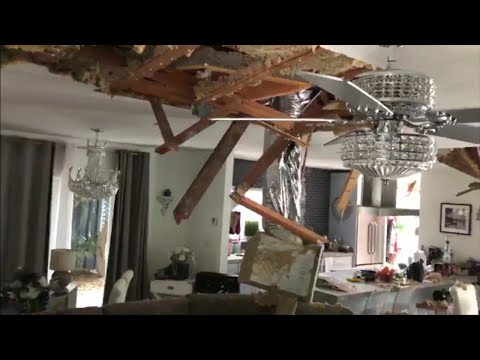 Family gets new roof over a year after freak crane accident