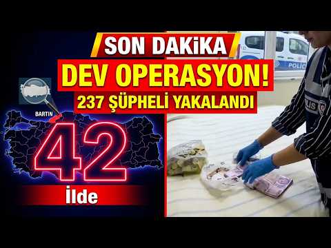 FETÖ Operasyonunda Bartın da Listede: 42 İlde 237 Şüpheli Yakalandı