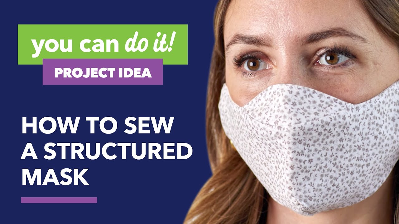 How To Make Structured Cotton Face Mask Online JOANN