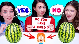 ASMR Question and Answer Food Challenge with Mari | Eating Sounds LiLiBu video
