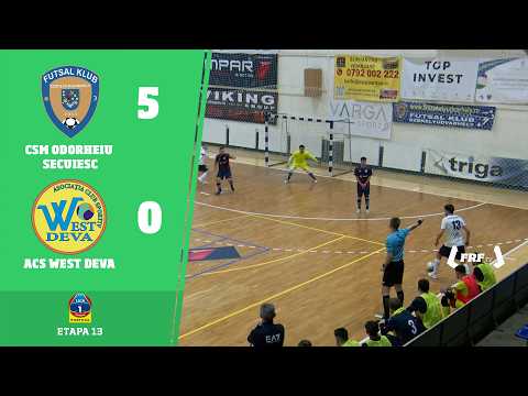 Liga 1 Futsal Casa Pariurilor, Etapa 13: CSM Odorheiu Secuiesc - ACS West Deva 5-0, 17.02.2026