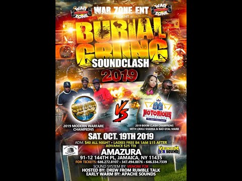 Notorious Intl vs Shock Wave Full Clash Burial Ground Soundclash 2019