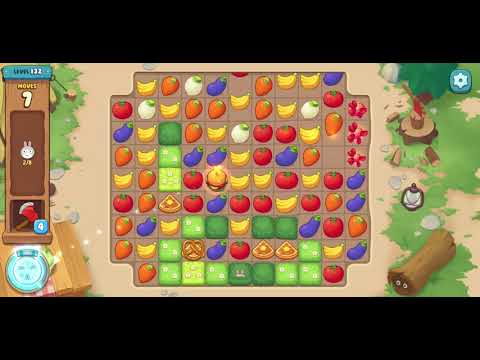 We Bare Bears Match3 Repairs Level 132 - No Boosters