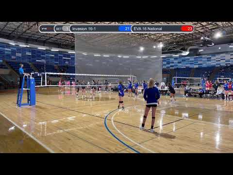 Invasion 16-1 vs EVA 16 National, 2021-04-10, Match 1, 1st Set