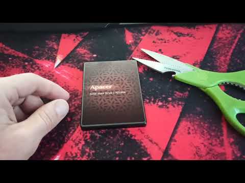 Apacer AS350X SSD HDD unboxing