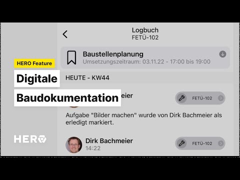 HERO Feature: Baudokumentation