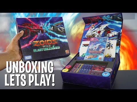 Zoids Wild: Blast Unleashed - Exclusive Unboxing & Lets Play!