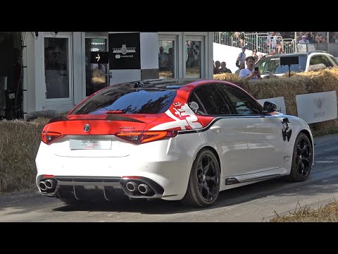 Alfa Romeo Giulia Quadrifoglio Racing Limited Edition w/ Akrapovič Titanium Exhaust! @ FOS Goodwood