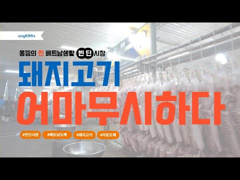 , title : '베트남 돼지고기 가격, 베트남 도매시장,빈딘시장 chợ sỉ Việt Nam ep5'