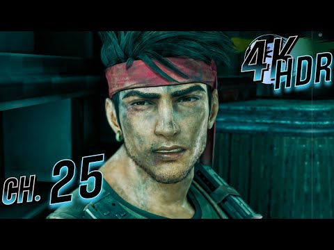 [4K HDR] Final Fantasy 7 (VII) Remake (100%) Walkthrough part 25 - Fight for Survival