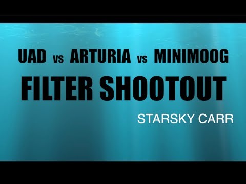 UAD vs Arturia vs Minimoog: Filter Shootout
