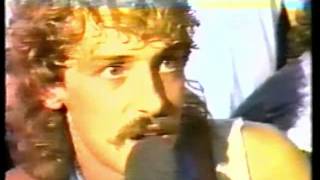 German TV - 1980 decade : Doro Pesch talking with headbangers