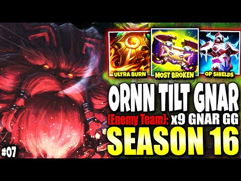 This Gnar Top got TILTED vs my IMMORTAL ORNN SEASON 16 BUILD 🔥🔥 - Immortal Series #07 | s16 Gameplay