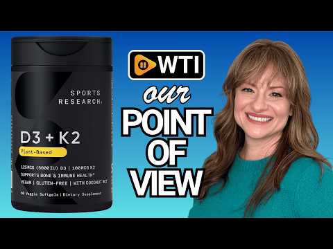 Sports Research® Vegan Vitamin D3 + K2 w/Coconut Oil - WTI product video review