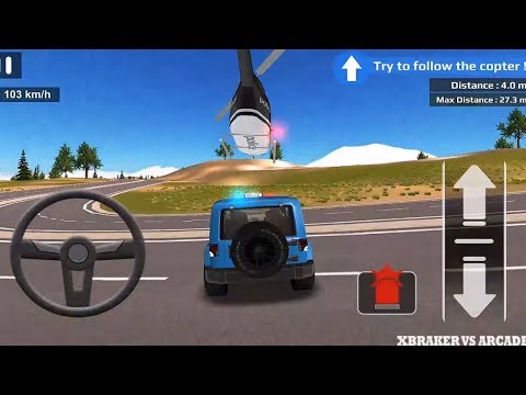 Police Car Offroad | Police Chase Simulator: New Blue Police Jeep 4x4 - Android GamePlay FHD