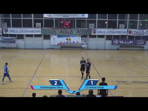 Futsal LIVE: Autobergamo Deva -  CS United Galaţi
