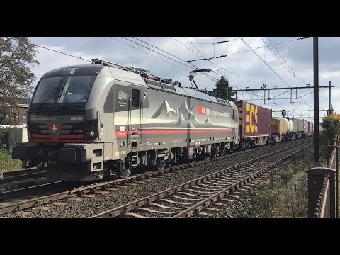 SBB Cargo International Intermodal/ Container Train at Blerick the Netherlands 🇳🇱 9.10.2025 ☀️😎❤️👍👍🚂