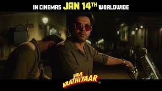 Download lagu Vaa Vaathiyaar In Cinemas From 14 Jan | Promo 4 | #VaathiyaarVaraar | Karthi | Nalan Kumarasamy mp3