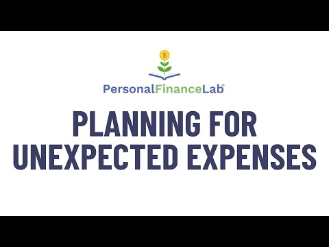 Planning for Unexpected Expenses