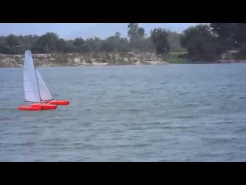 FireDragon - Hydro Foiling on Asymmetric Foils - Mini40/F-48 Trimaran