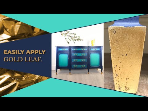 How to Add Gold Leaf to Furniture