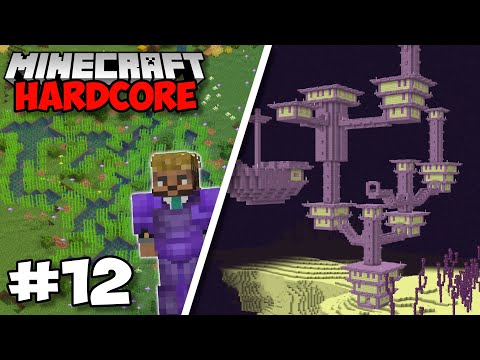 Raiding An END CITY & Sugarcane Farm! - Minecraft 1.18 Hardcore (#12)